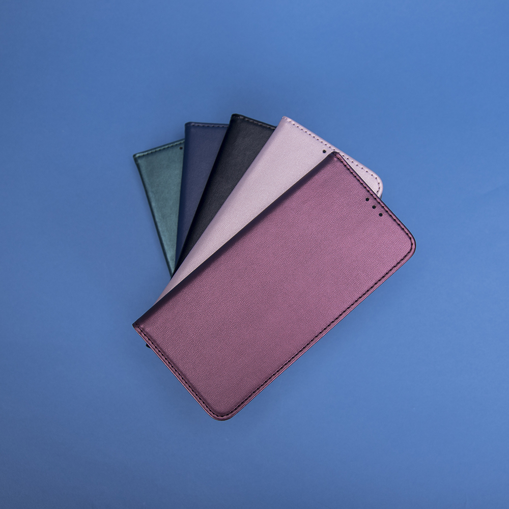 Pokrowiec Smart Magnetic burgundowe Xiaomi Redmi Note 11T Pro / 8