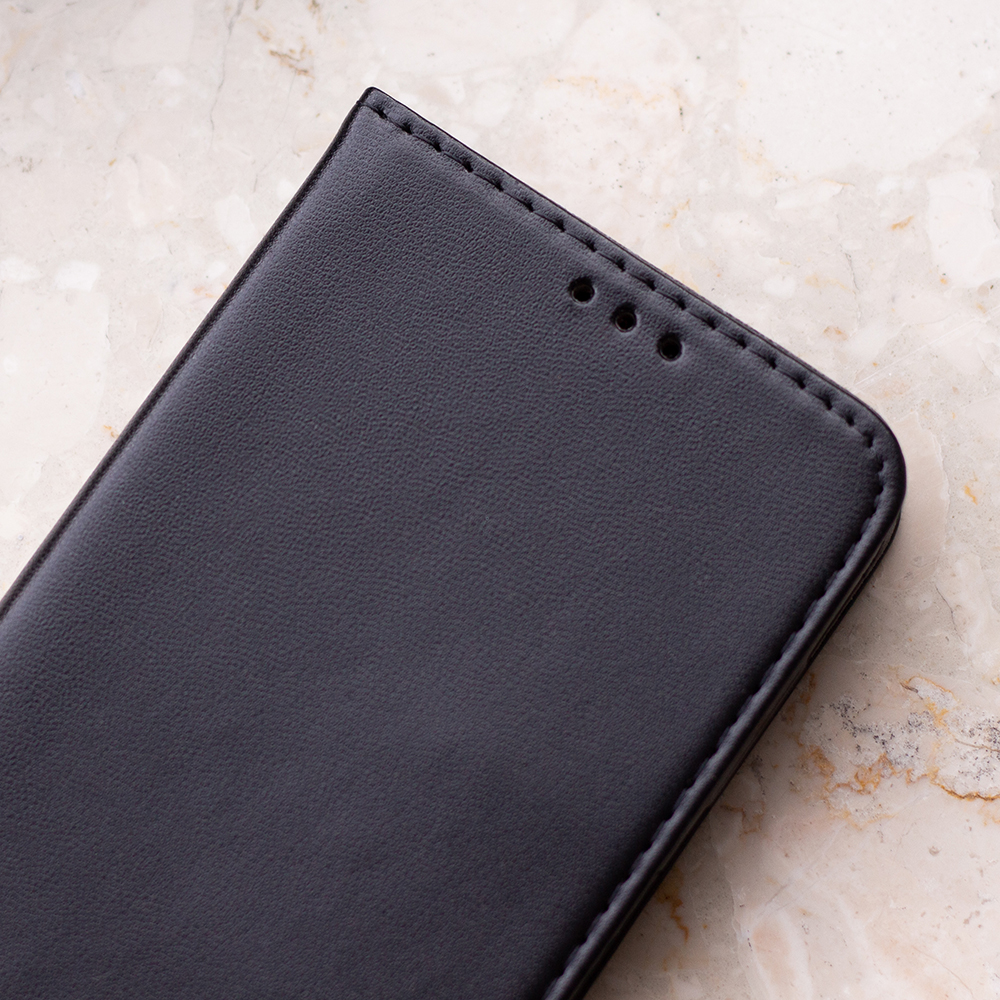 Etui zamykane z klapk i magnesem Smart Magnetic czarny Xiaomi Redmi Note 12 5G (Global) / 5