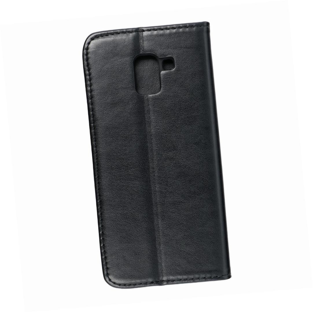 Etui zamykane z klapk� i magnesem Smart Magnetic czarny Samsung Galaxy J6 (2018)