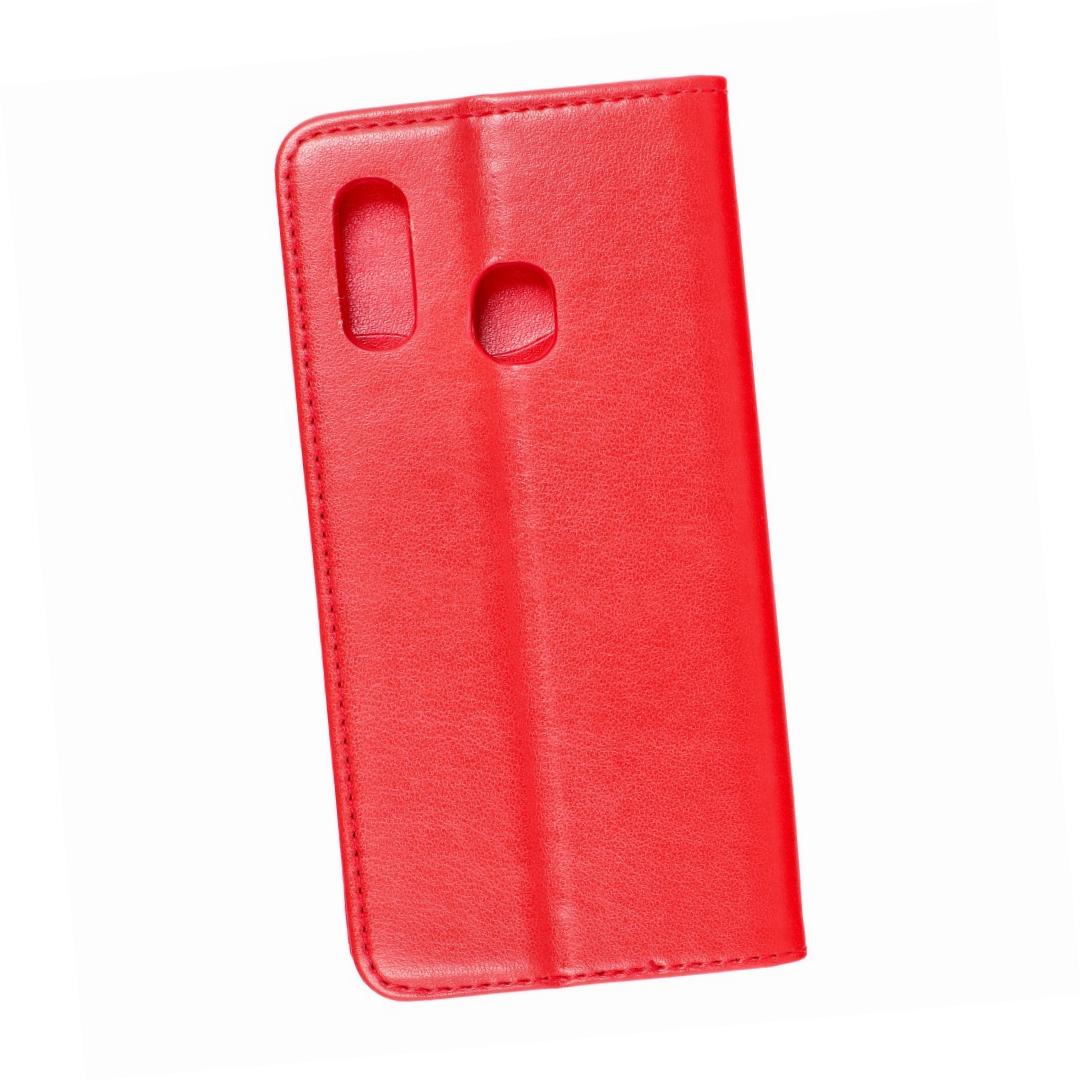 Etui zamykane z klapk� i magnesem Smart Magnetic czerwony Samsung Galaxy A20e