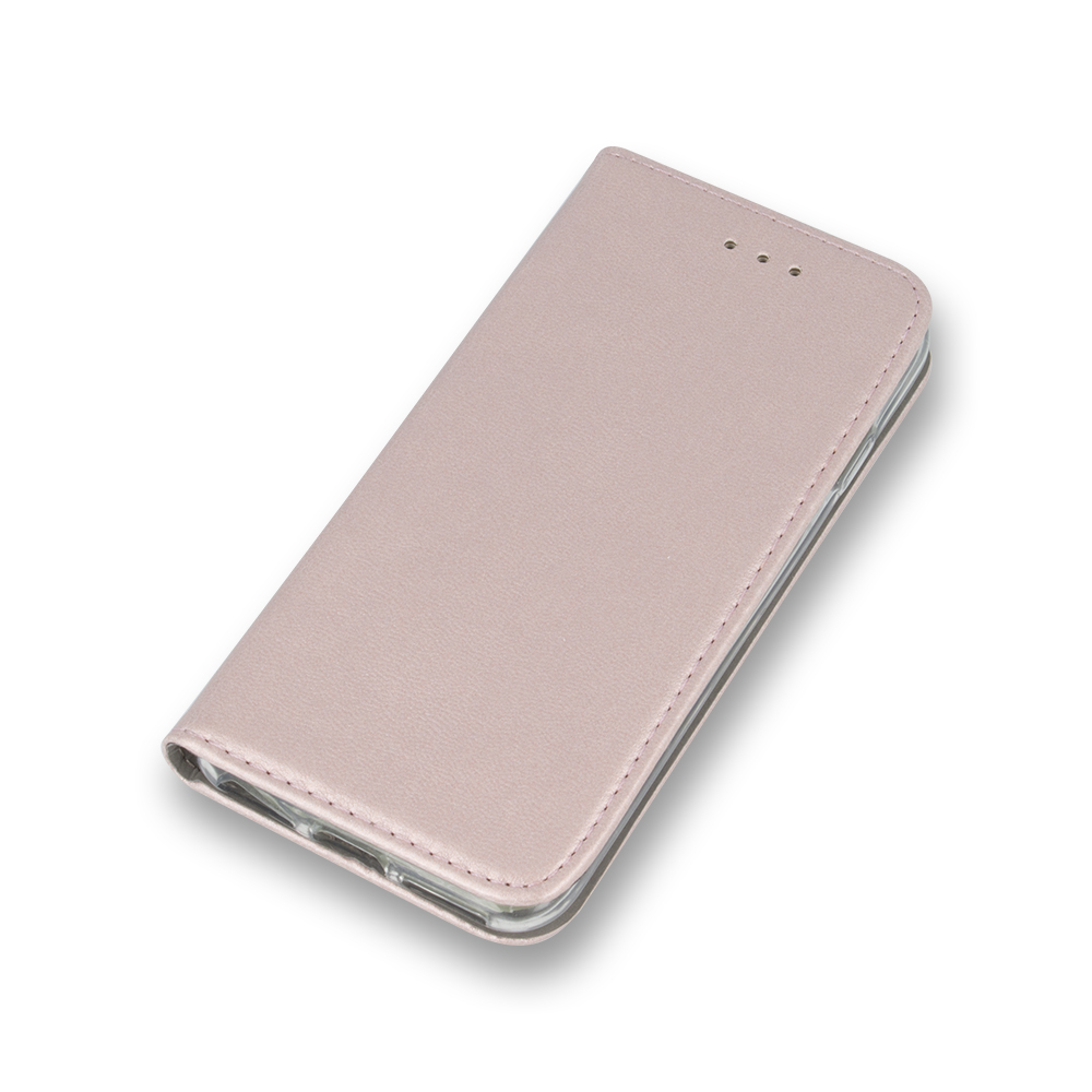 Etui zamykane z klapk i magnesem Smart Magnetic rowo-zoty Huawei Honor 9X / 5
