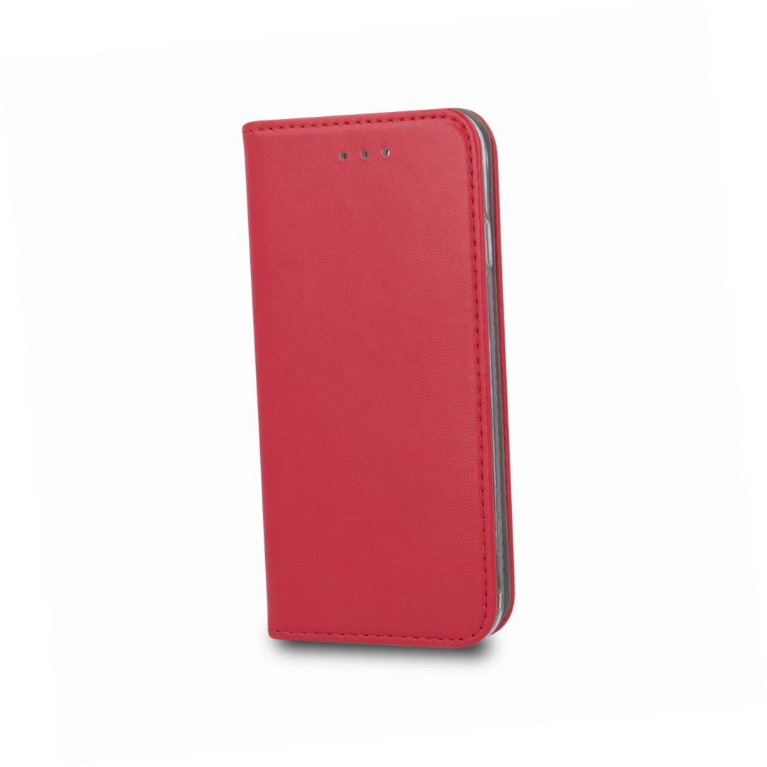 Etui zamykane z klapk� i magnesem Smart Magnetic czerwony Huawei P30 Lite