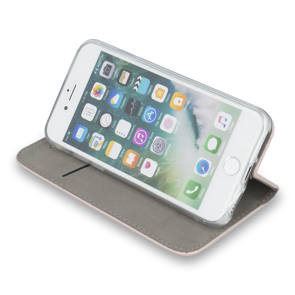 Etui zamykane z klapk i magnesem Smart Magnetic rowo-zoty Apple iPhone 11 / 3
