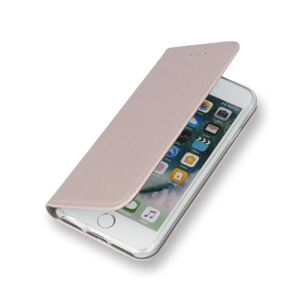Etui zamykane z klapk i magnesem Smart Magnetic rowo-zoty Apple iPhone 11 / 4