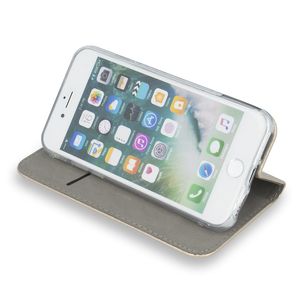 Etui zamykane z klapk� i magnesem Smart Magnetic z�oty Samsung Galaxy A10 / 3