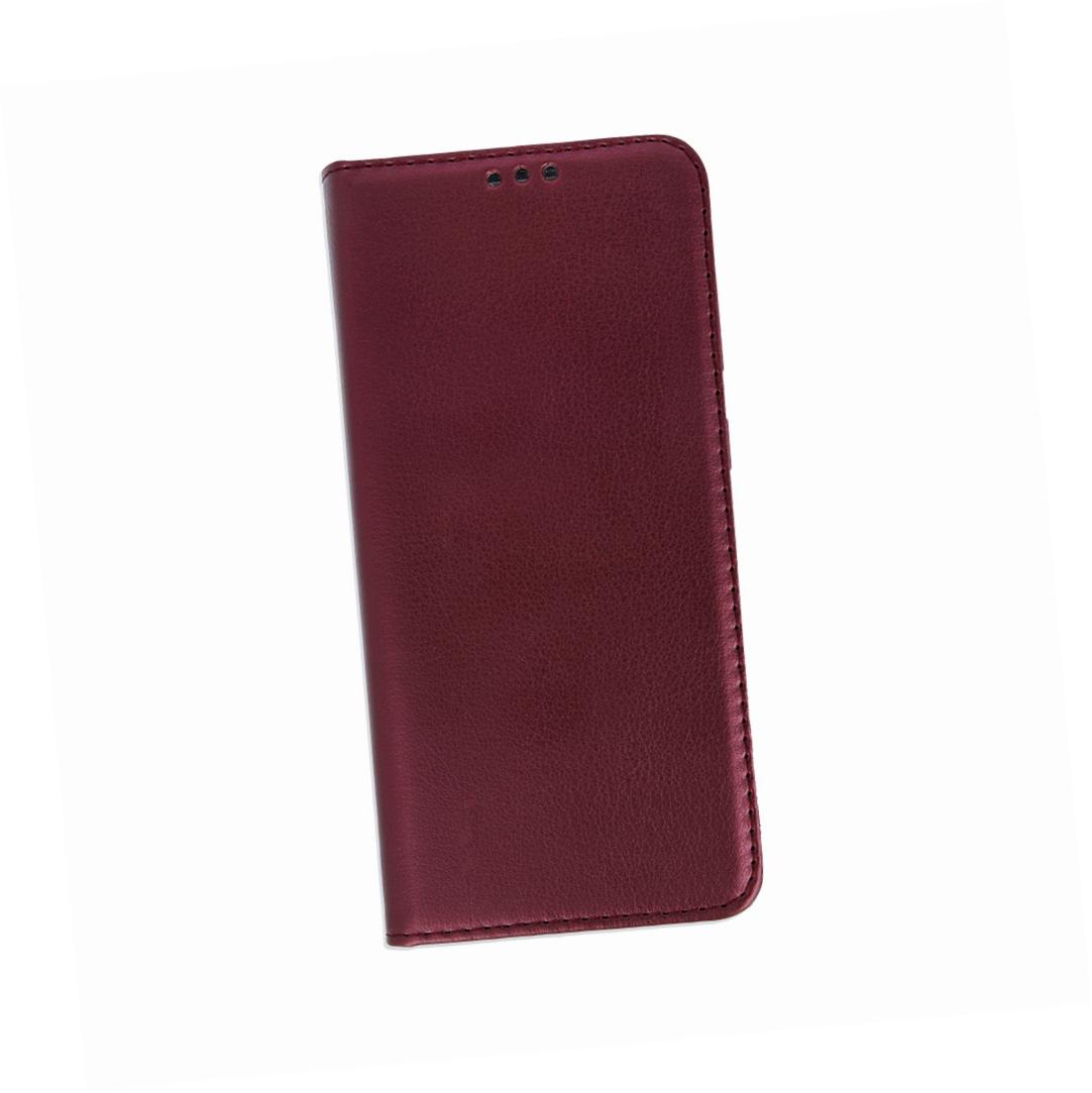 Etui zamykane z klapk� i magnesem Smart Magnetic burgundowy Xiaomi Redmi 9AT