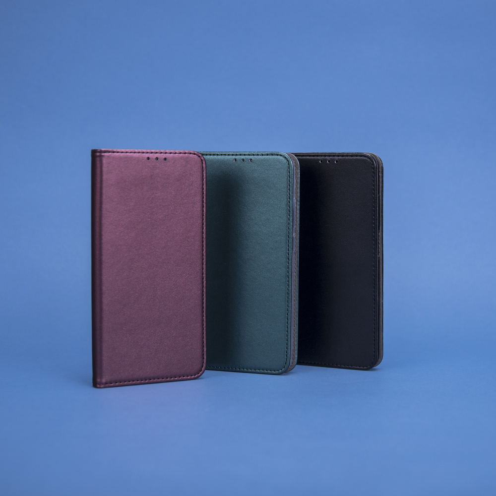 Etui zamykane z klapk� i magnesem Smart Magnetic zielone Realme C35 / 9