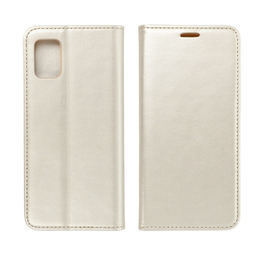 Pokrowiec Smart Magnetic złoty Apple iPhone SE 2022 / 5 Pokrowiec Smart Magnetic złoty Apple iPhone SE 2022 / 5