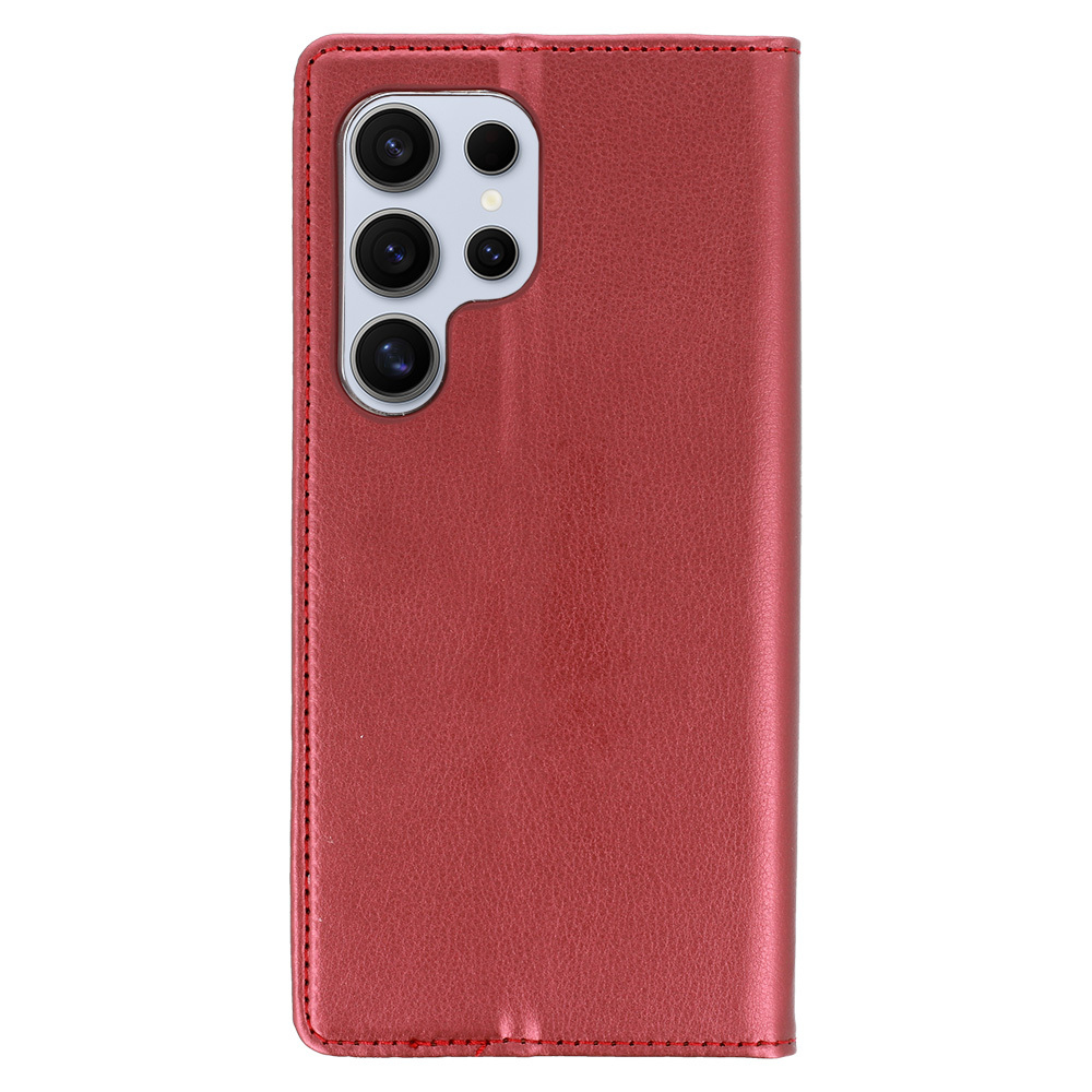Pokrowiec Smart Magneto burgundowy Xiaomi Redmi 9 / 4