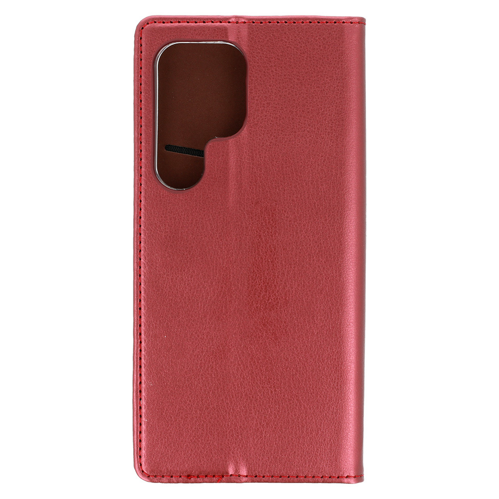 Pokrowiec Smart Magneto burgundowy Xiaomi Redmi 9 / 5