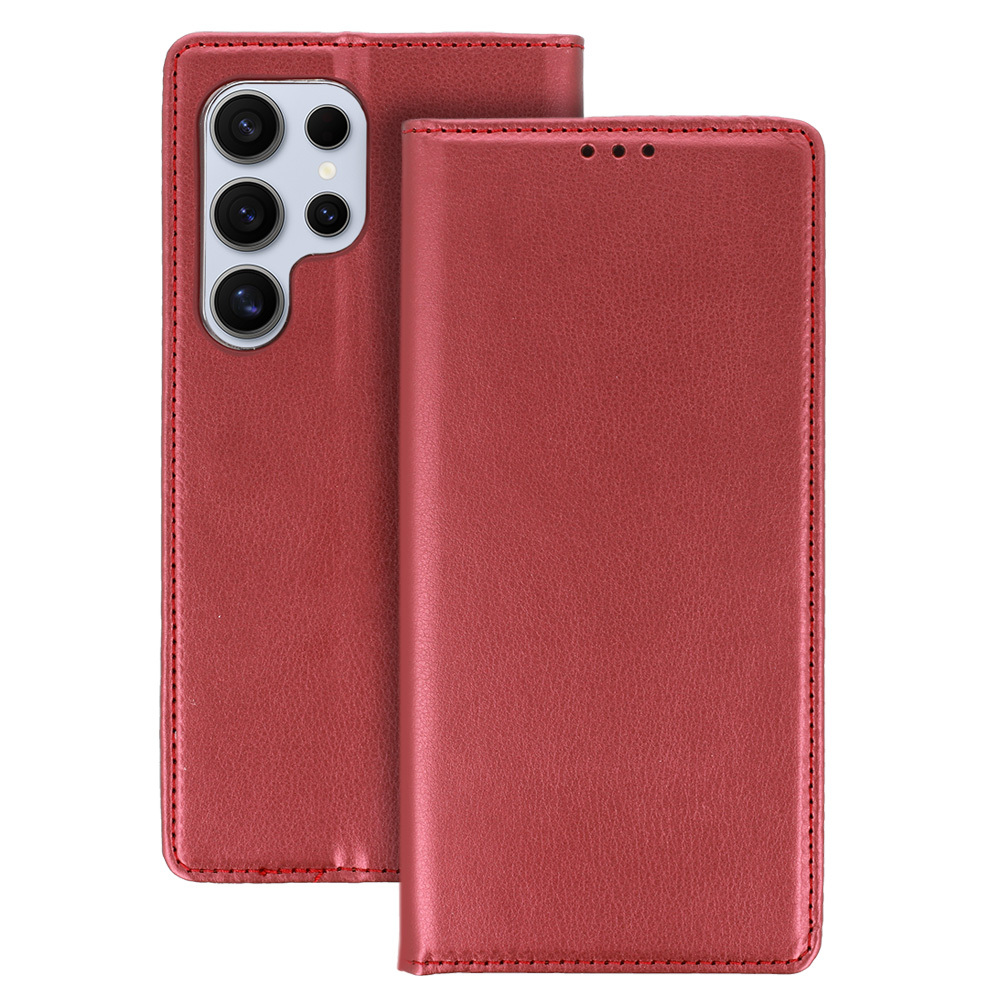 Pokrowiec Smart Magneto burgundowy Xiaomi Redmi Note 12 4G