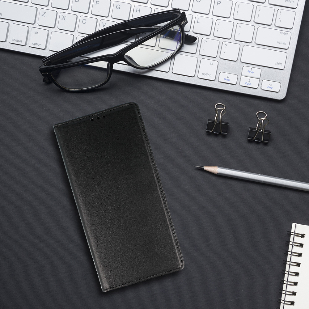 Pokrowiec Smart Magneto czarny Xiaomi Redmi Note 12 Pro Plus / 8