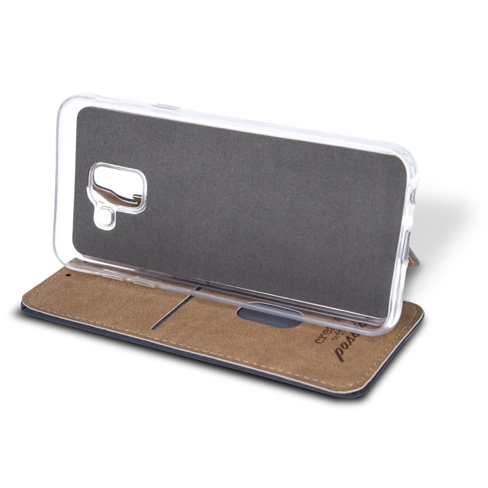 Pokrowiec Smart Prime br�zowy Samsung Galaxy J6 Plus / 3