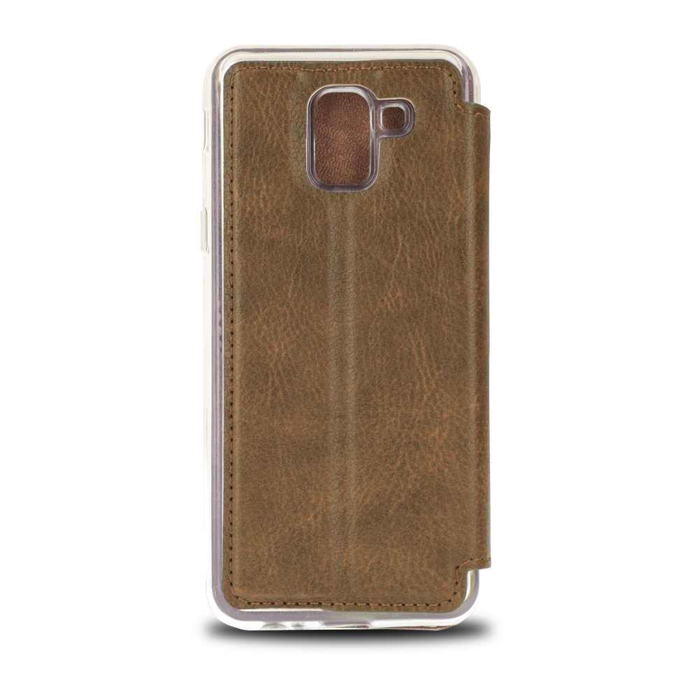 Pokrowiec Smart Prime br�zowy Samsung Galaxy J6 Plus / 5