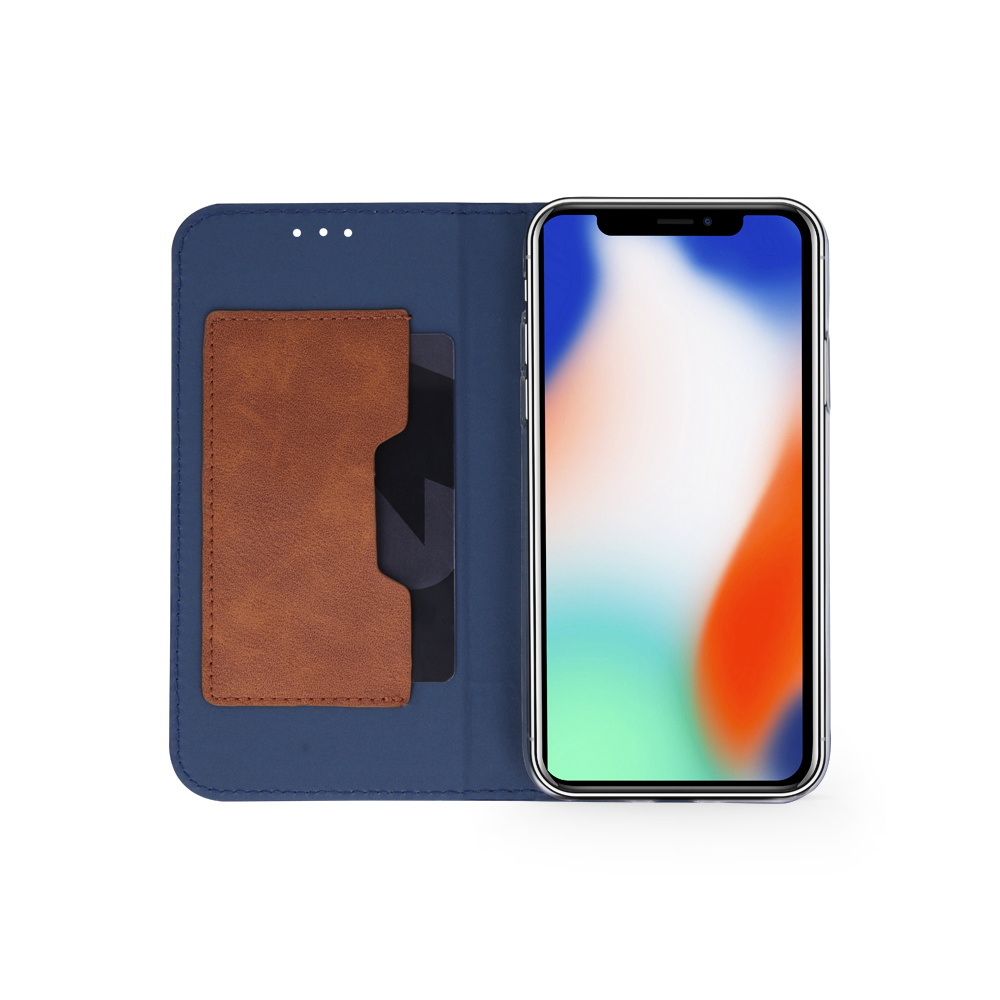 Pokrowiec Smart Retro granatowy Samsung Galaxy J6 Plus / 2