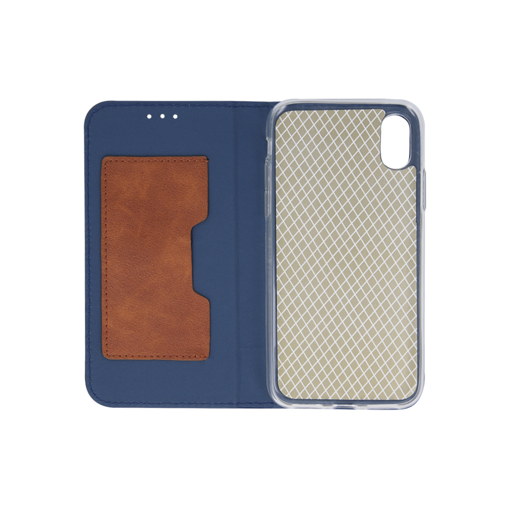 Pokrowiec Smart Retro granatowy Samsung Galaxy J6 Plus / 3