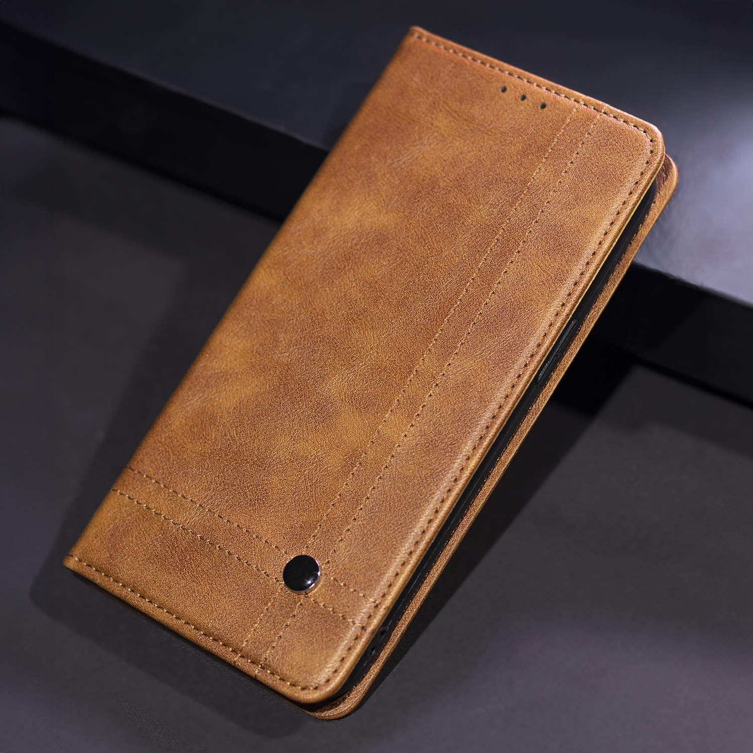 Pokrowiec Smart Seam br�zowe Motorola Moto G05 / 7