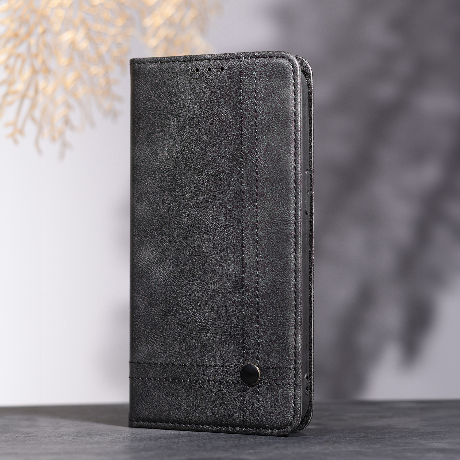 Pokrowiec Smart Seam czarny Xiaomi Redmi Note 14 pro 4G / 4