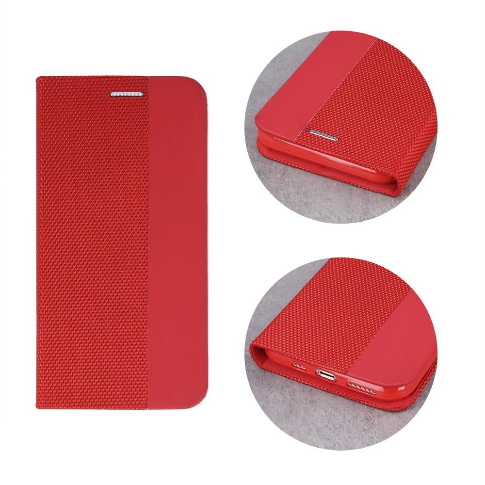 Pokrowiec Smart Senso czerwony Huawei P40 Lite / 3