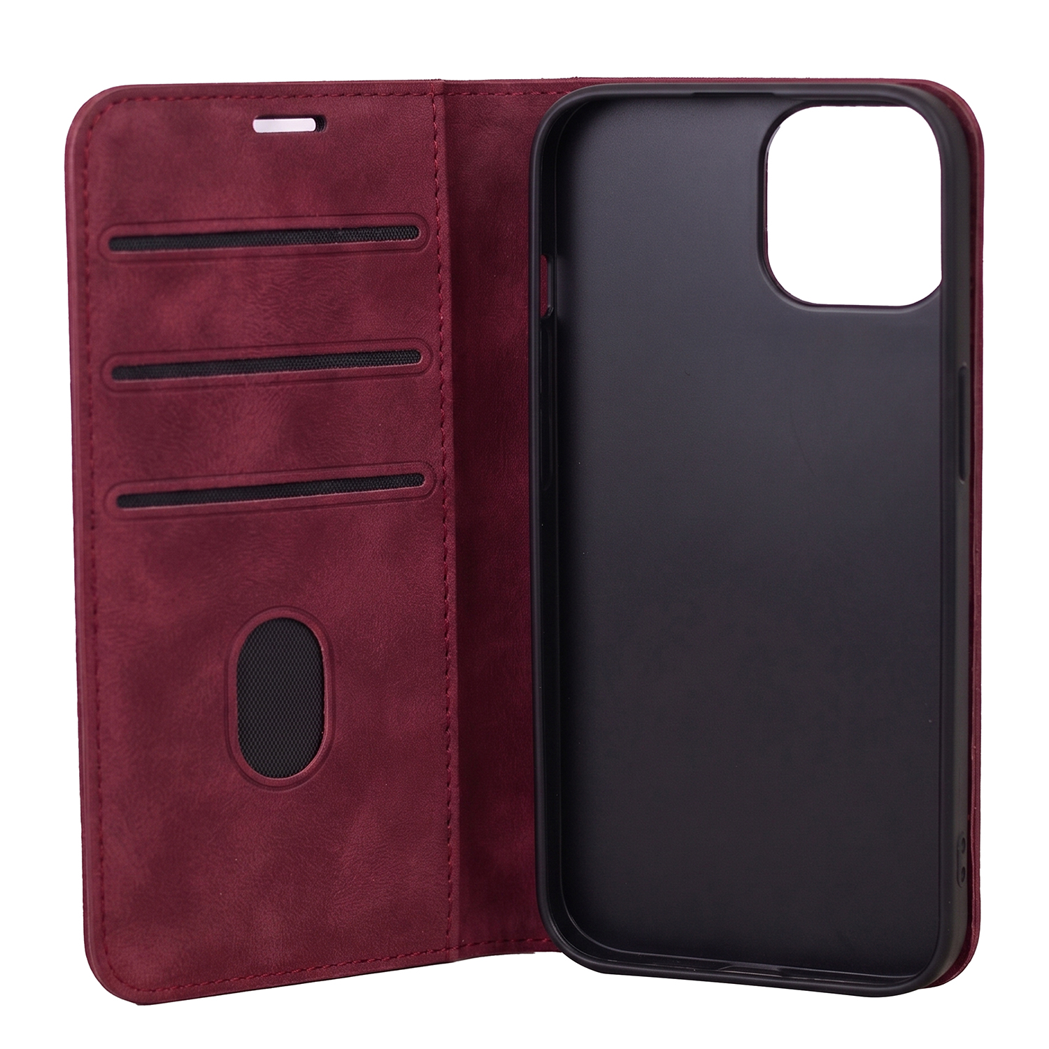 Pokrowiec Smart Suede bordowe Samsung Galaxy S25 Ultra / 3