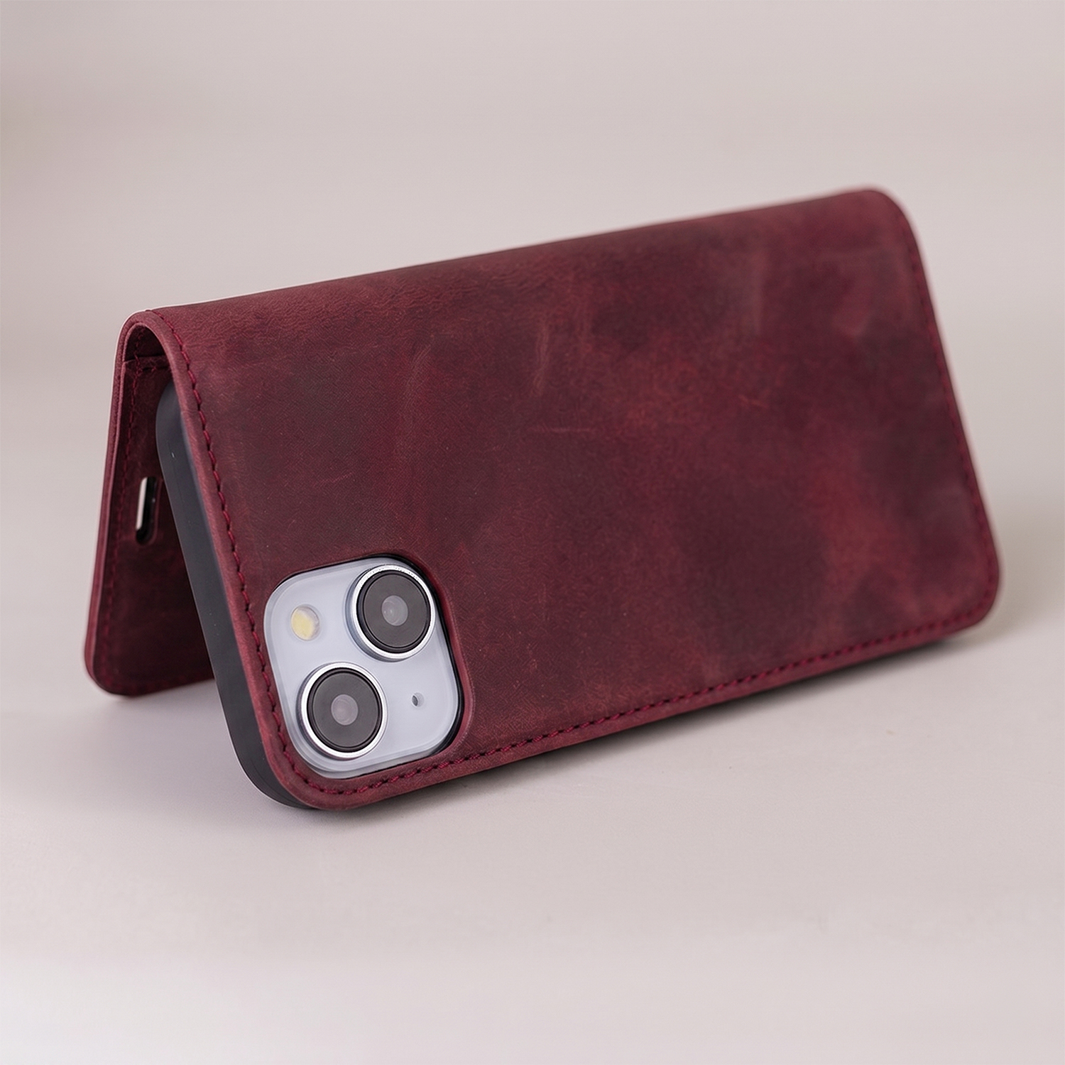 Pokrowiec Smart Suede bordowe Xiaomi Redmi A7 Pro / 7