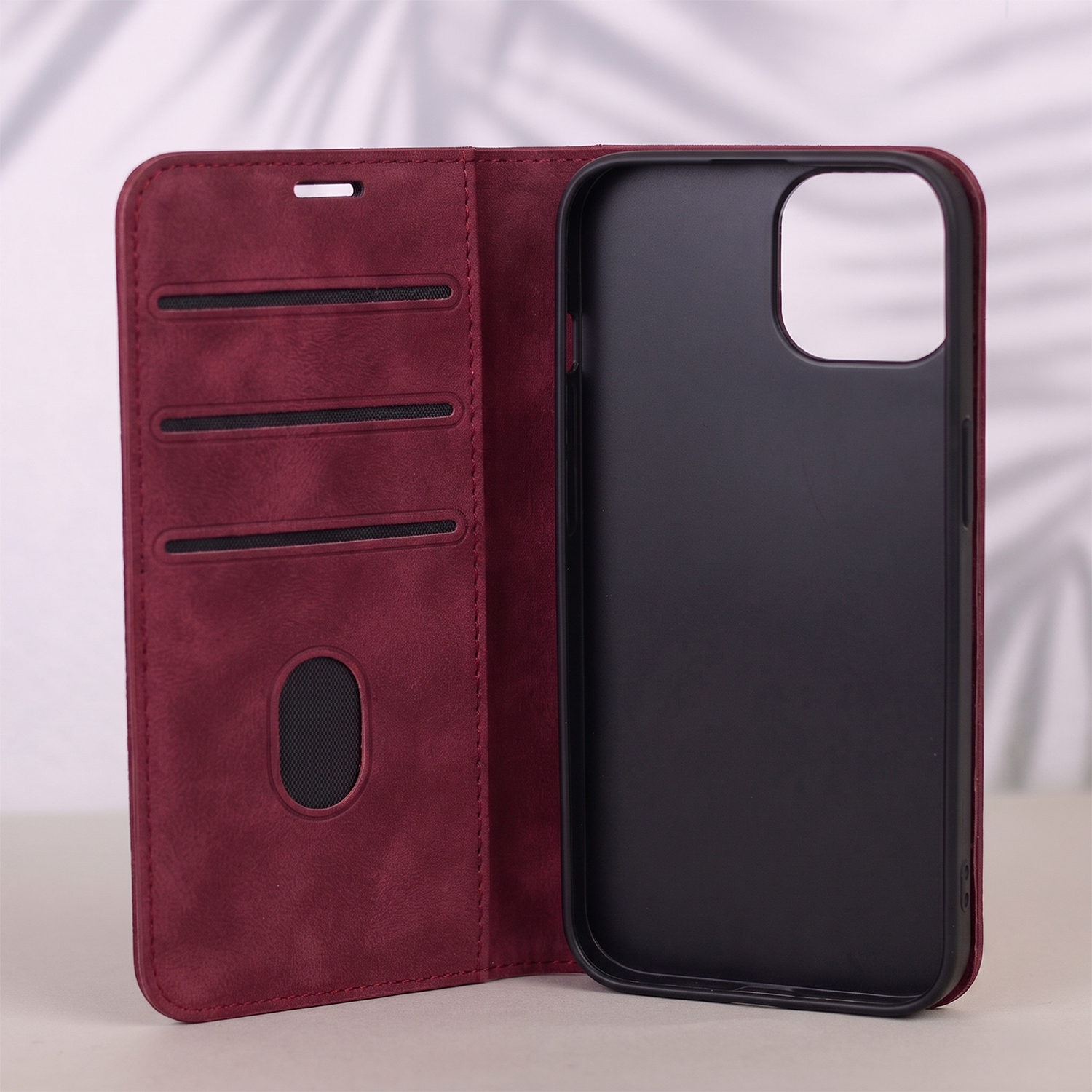 Pokrowiec Smart Suede bordowe Google Pixel 11 Pro XL / 6