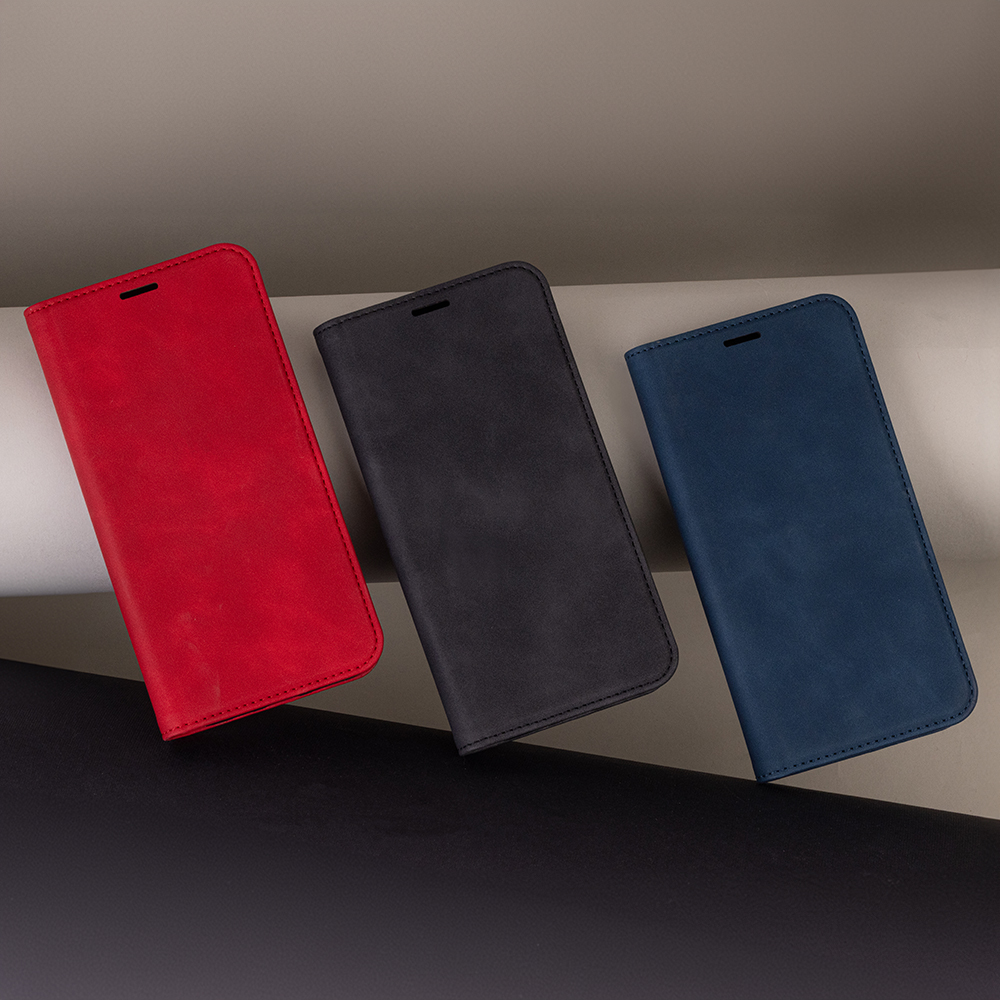 Pokrowiec Smart Suede bordowe Honor 600 / 10