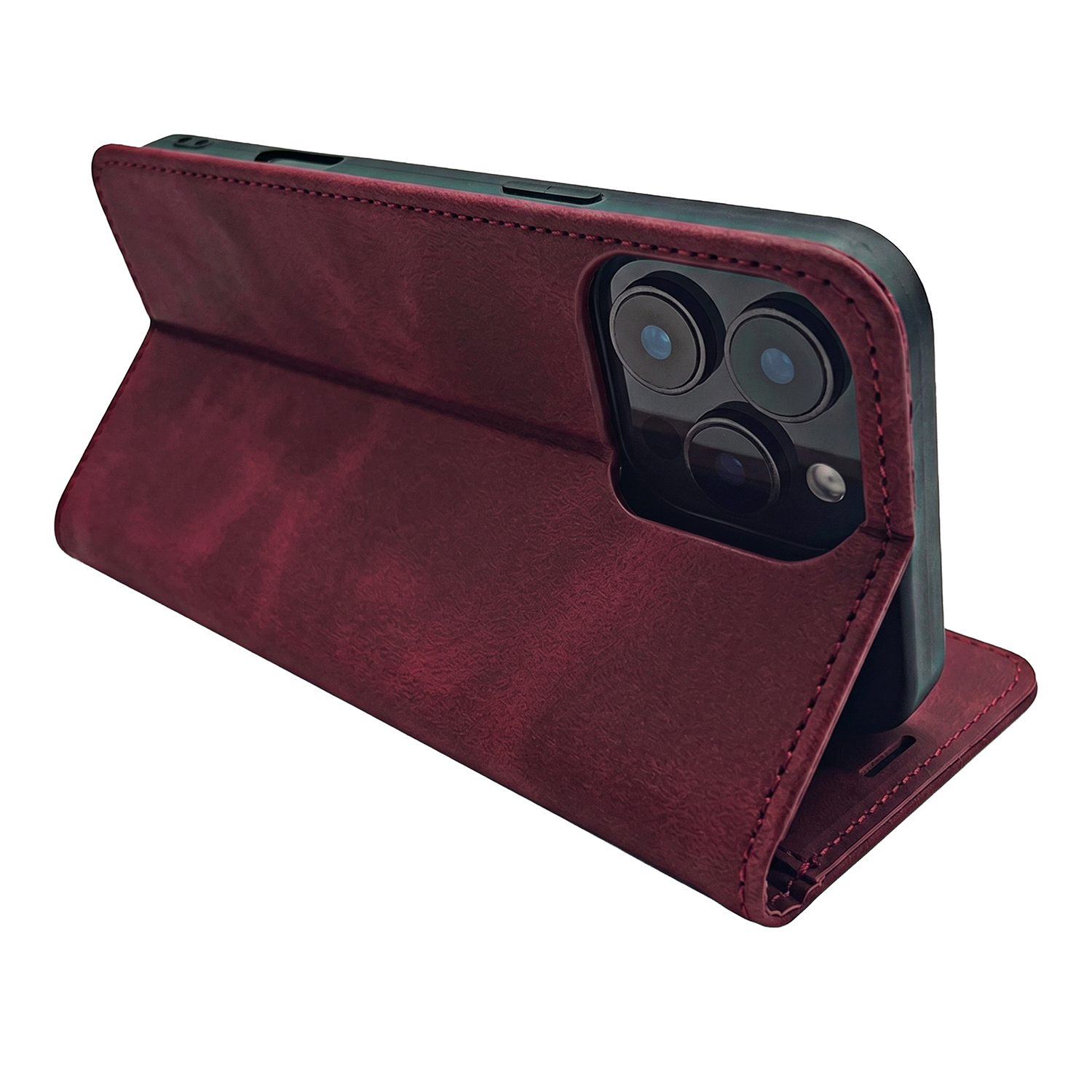 Pokrowiec Smart Suede bordowe Honor 600 / 4