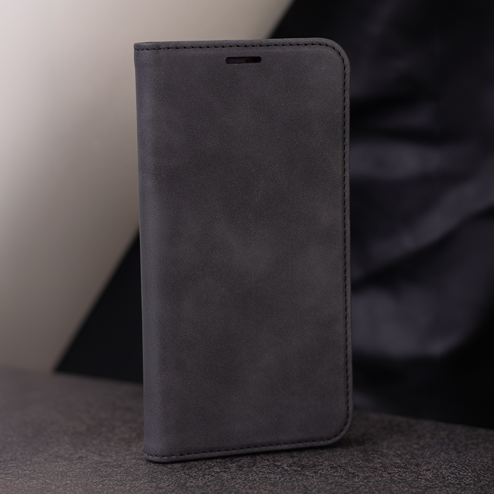 Pokrowiec Smart Suede czarny Xiaomi Redmi A7 Pro / 8