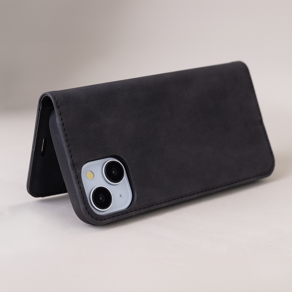 Pokrowiec Smart Suede czarny Realme 16 Pro Plus 5G / 7