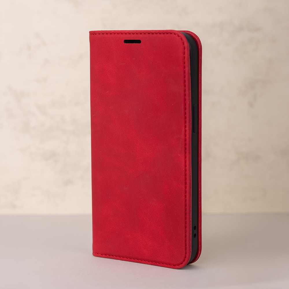 Pokrowiec Smart Suede czerwony Xiaomi Redmi A7 Pro / 5