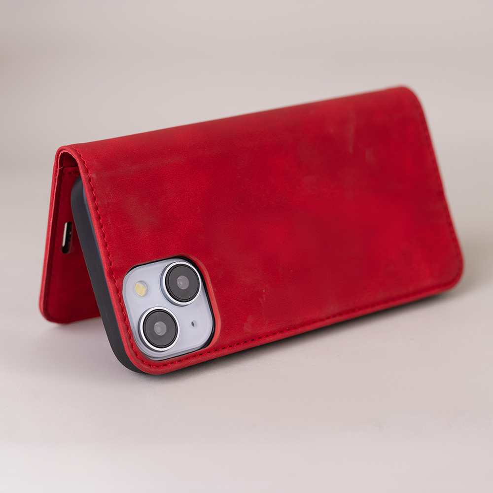 Pokrowiec Smart Suede czerwony Realme 16 Pro Plus 5G / 7