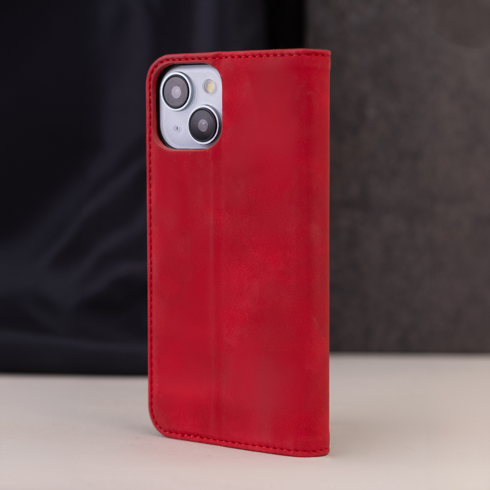 Pokrowiec Smart Suede czerwony Honor 600 / 9