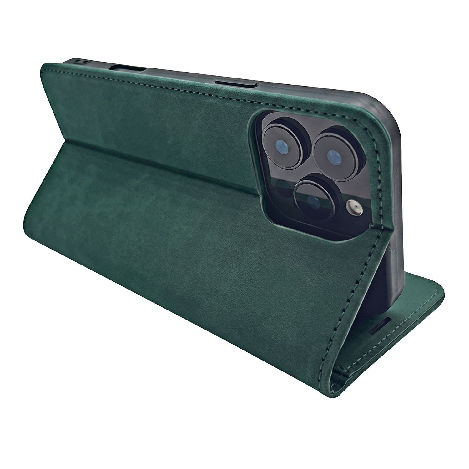 Pokrowiec Smart Suede zielona Motorola Moto G87 / 4