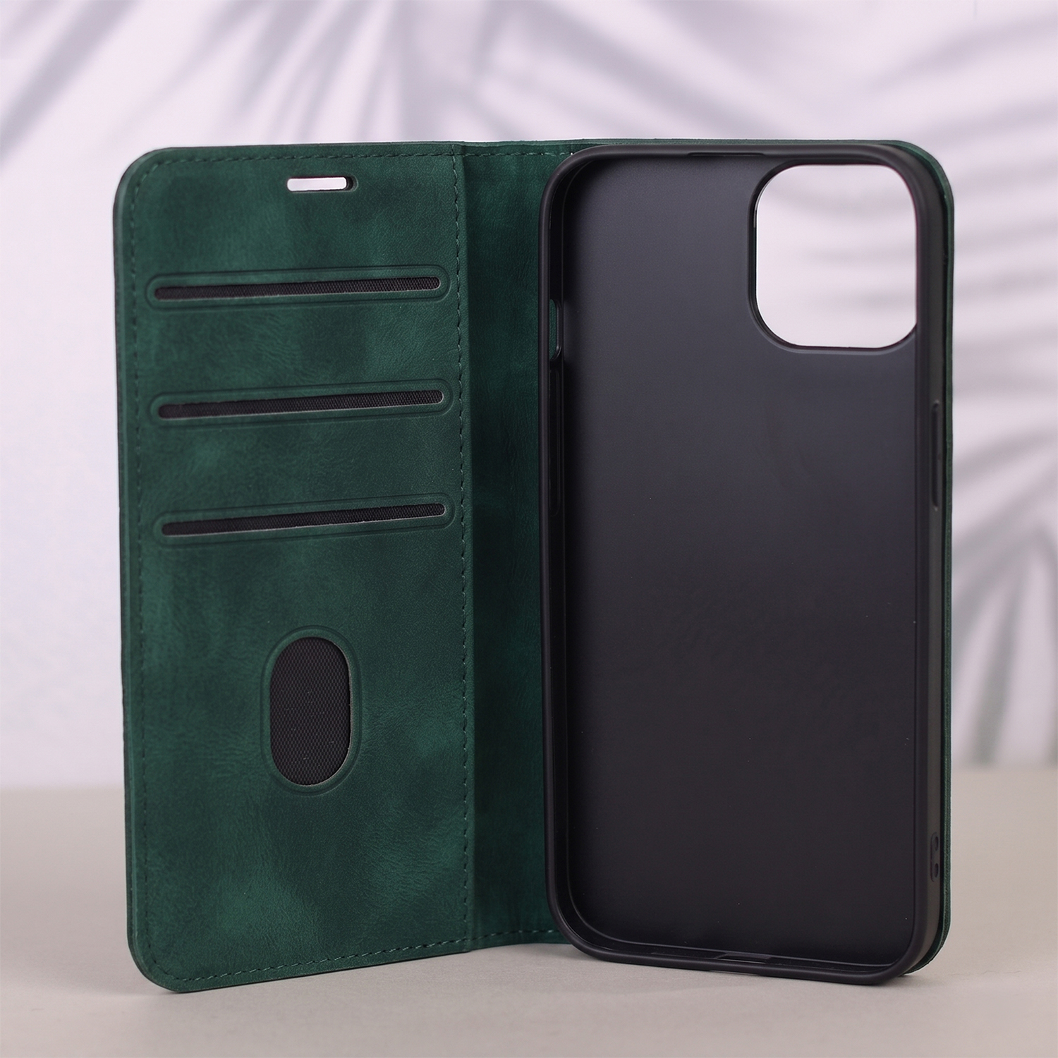 Pokrowiec Smart Suede zielona Motorola Moto G87 / 6