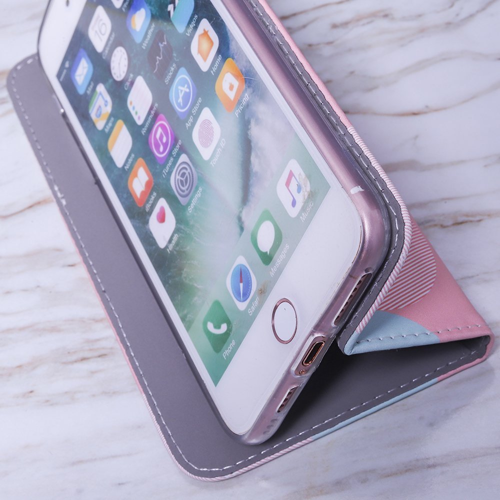 Pokrowiec Smart Trendy Coloured wz�r Pastel Circular Apple iPhone 14 Max / 7