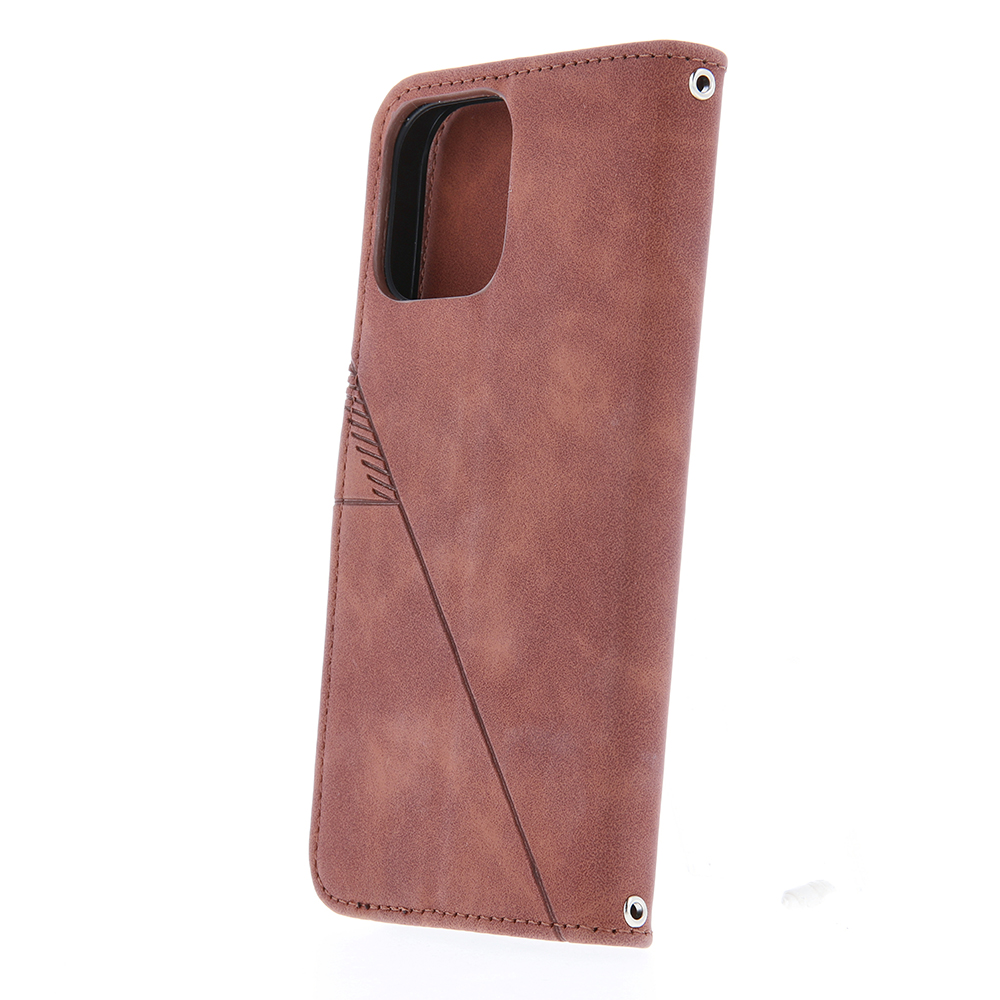 Etui zamykane z klapk� Smart Porto br�zowe Apple iPhone 14 / 2