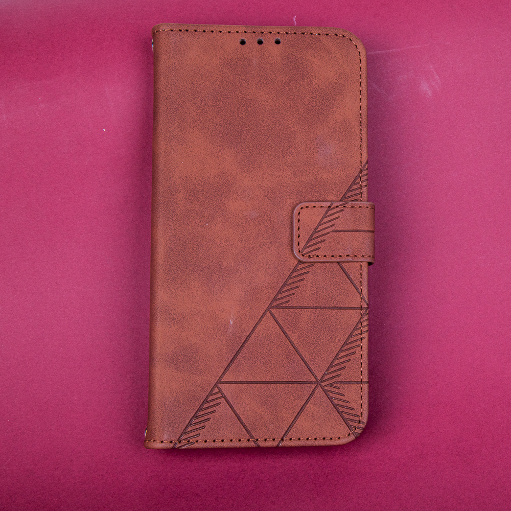 Etui zamykane z klapk� Smart Porto br�zowe Samsung Galaxy A53 5G / 5