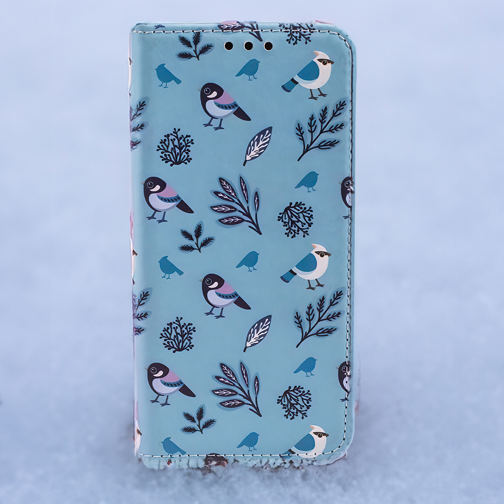 Pokrowiec Smart Trendy Winter Birds Samsung Galaxy A71 / 10