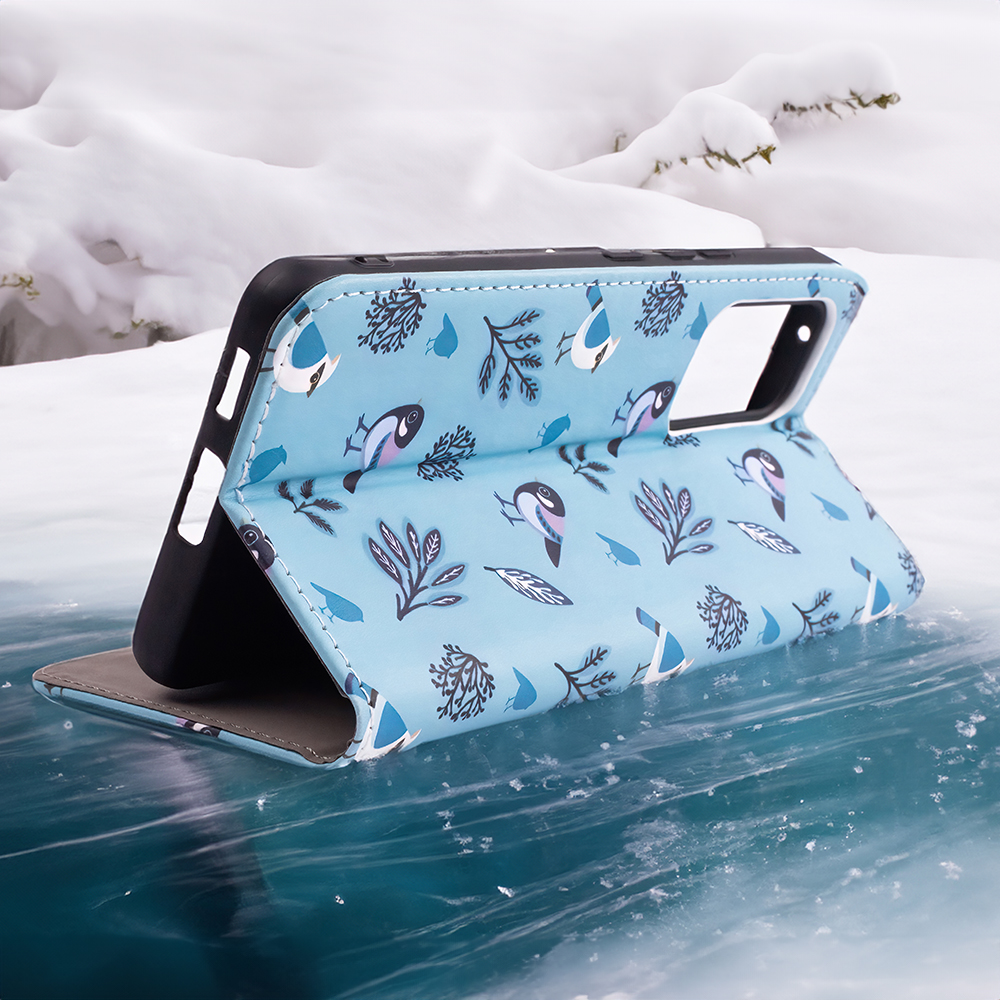 Pokrowiec Smart Trendy Winter Birds Samsung Galaxy A30s / 11