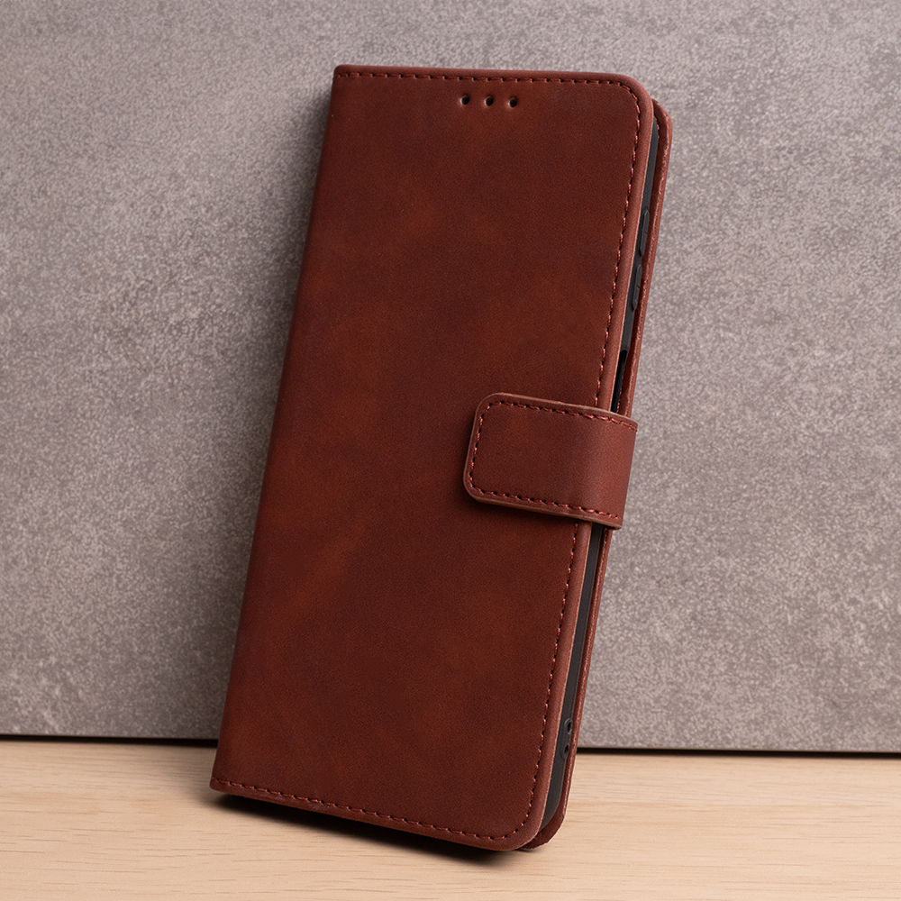 Pokrowiec Smart Velvet br�zowe Samsung Galaxy S27 / 8