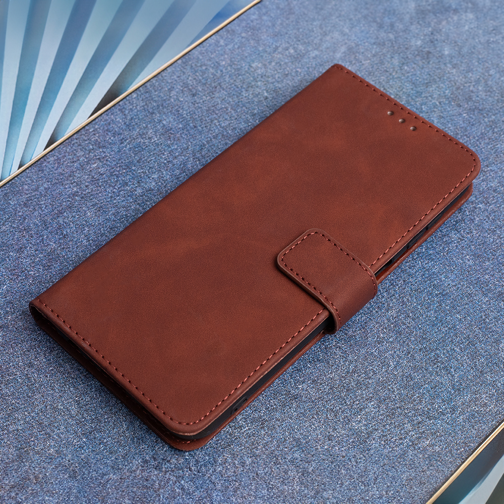 Pokrowiec Smart Velvet br�zowe Samsung Galaxy S27 Plus / 9
