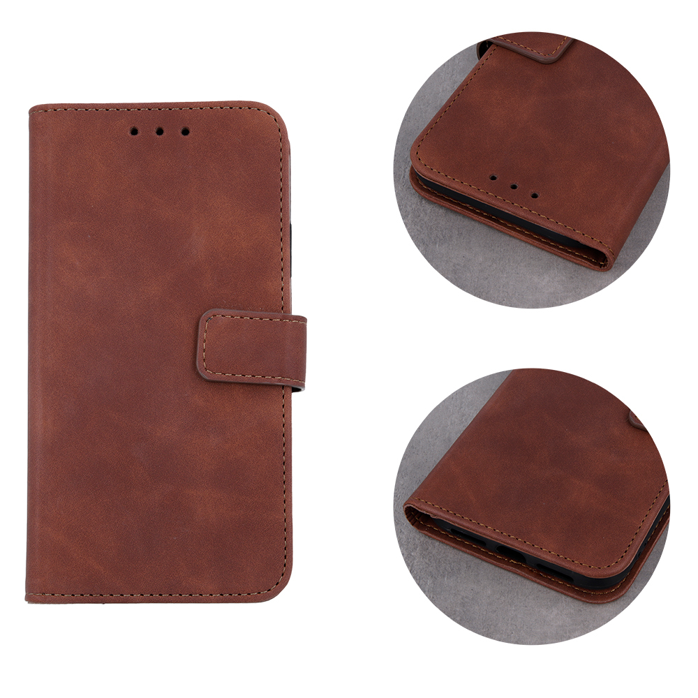 Pokrowiec Smart Velvet br�zowy Samsung A32 5G / 3