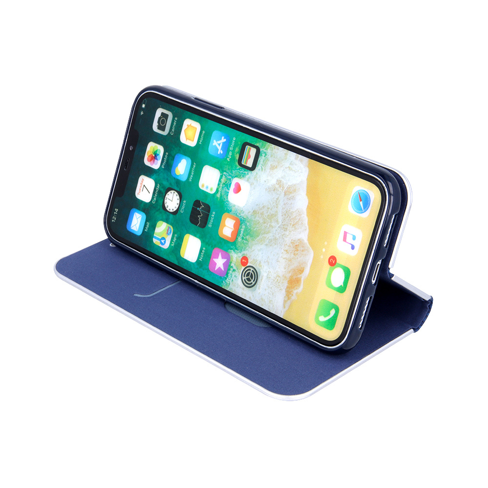 Pokrowiec Smart Venus Carbon granatowy Huawei P30 Lite / 4