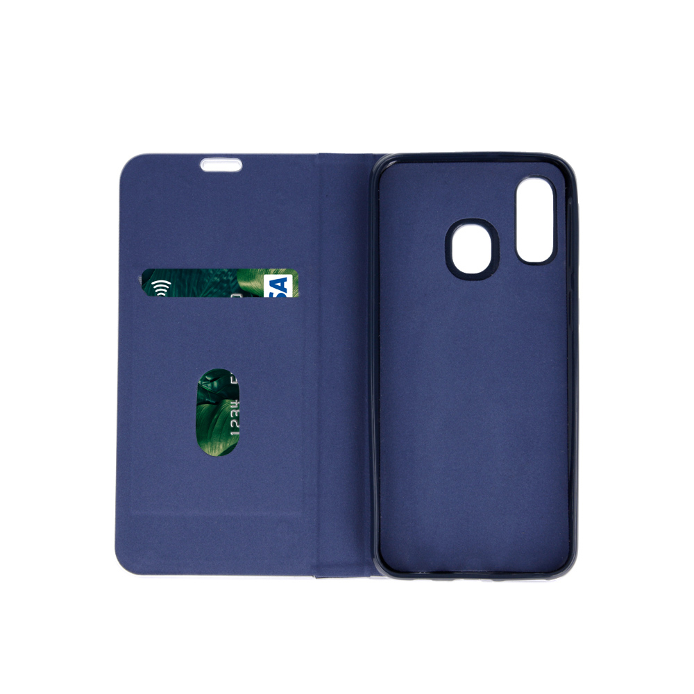 Pokrowiec Smart Venus z ramk� granatowy Samsung Galaxy Note 10 Lite / 4