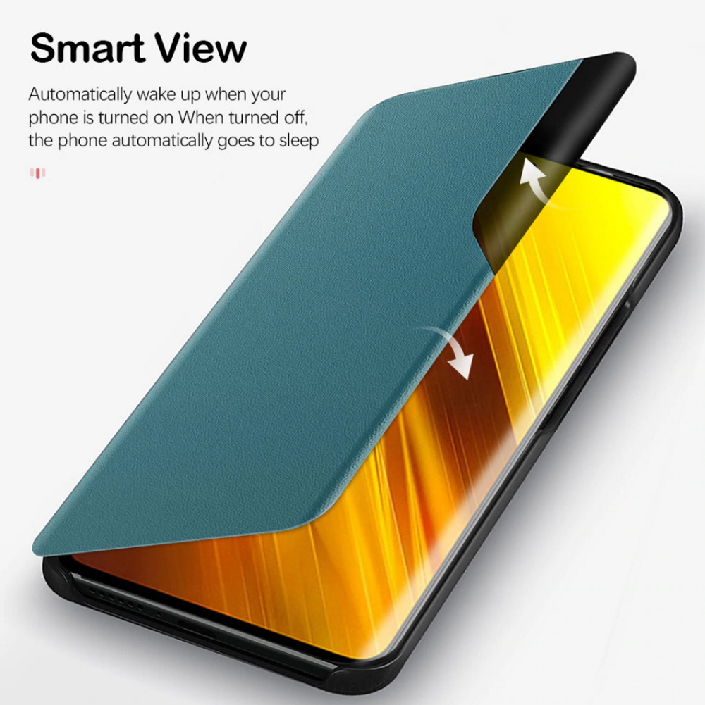 Pokrowiec Smart View fioletowy Xiaomi Redmi Note 10 / 6