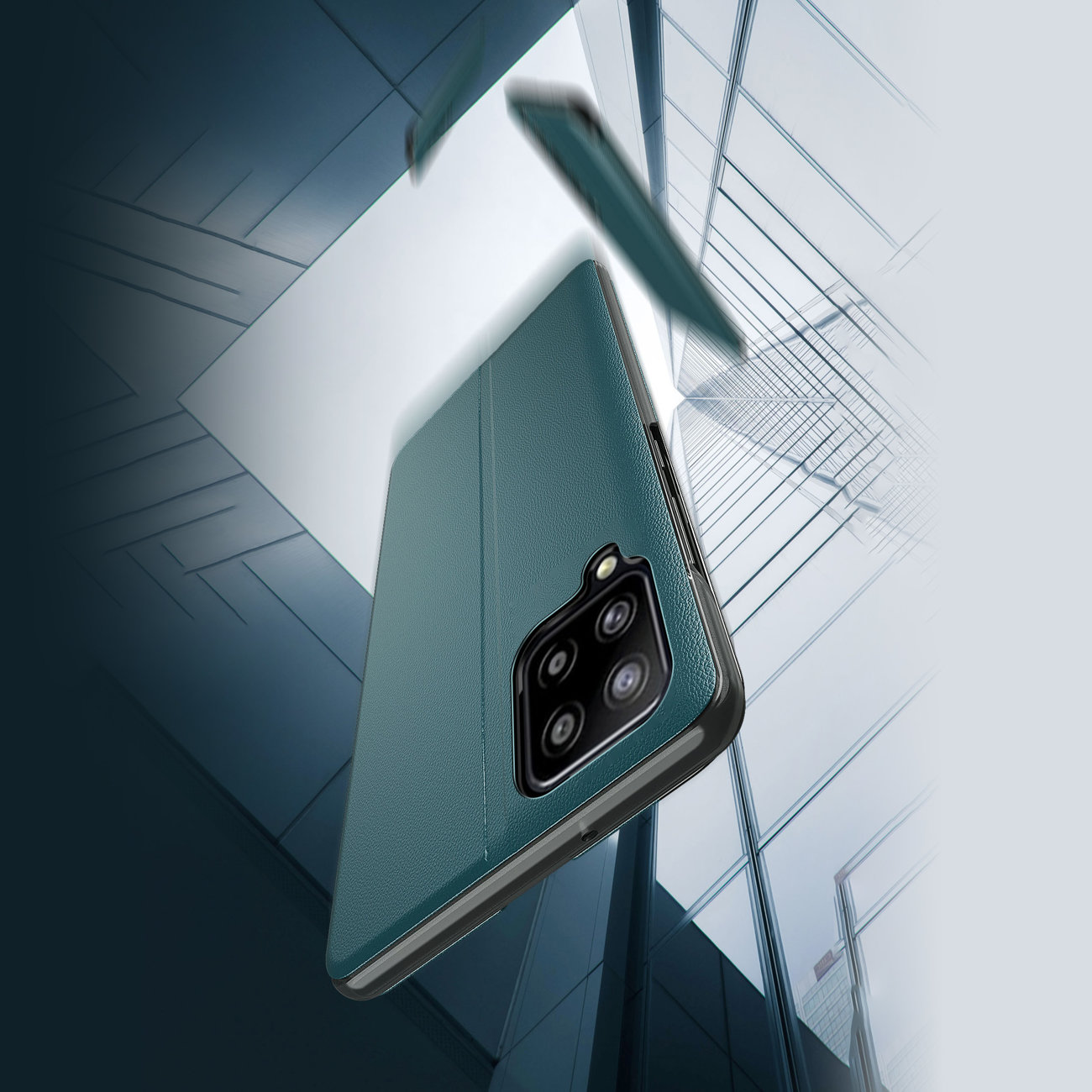 Pokrowiec Smart View Flip Cover czarny Samsung Galaxy M33 5G / 3 Pokrowiec Smart View Flip Cover czarny Samsung Galaxy M33 5G / 3