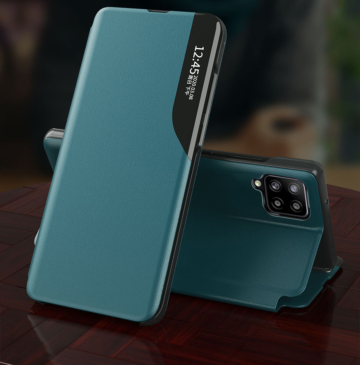 Pokrowiec Smart View Flip Cover czarny Samsung Galaxy M33 5G / 4 Pokrowiec Smart View Flip Cover czarny Samsung Galaxy M33 5G / 4