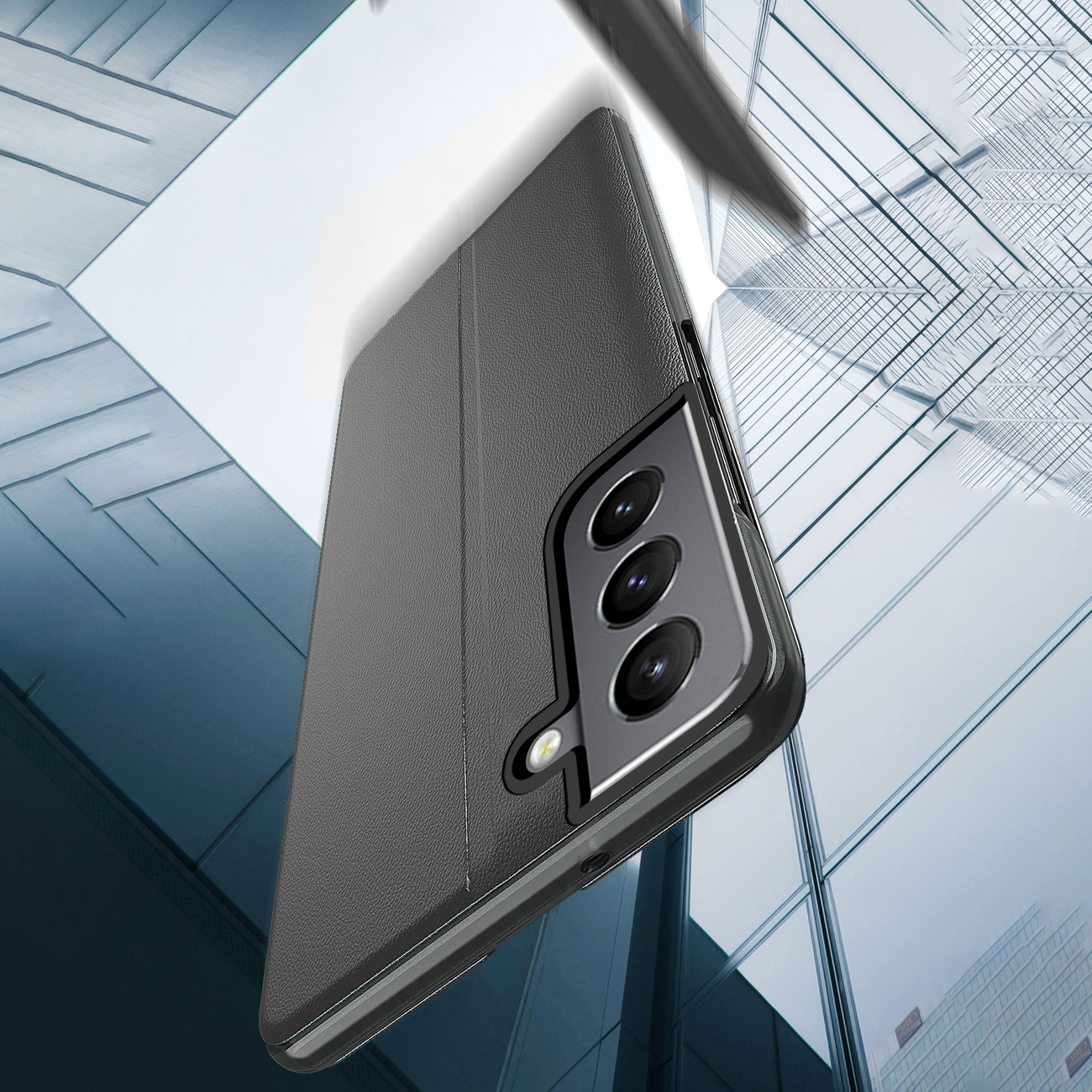 Pokrowiec Smart View Flip Cover czarny Samsung Galaxy S22 / 7