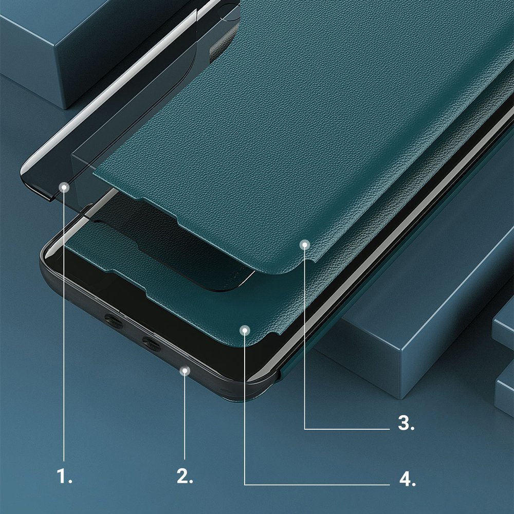 Pokrowiec Smart View Flip Cover czarny Xiaomi Redmi K40 Pro Plus / 12 Pokrowiec Smart View Flip Cover czarny Xiaomi Redmi K40 Pro Plus / 12